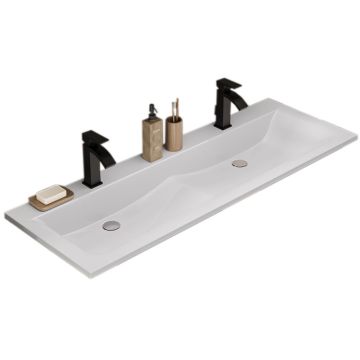 Puris Star Line Möbelwaschtisch Mineralguss 140,6 cm