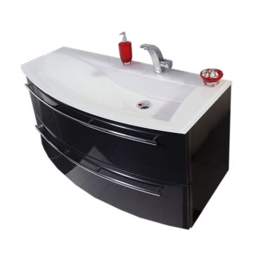 Puris Crescendo Waschtisch mit Unterschrank 90 cm links