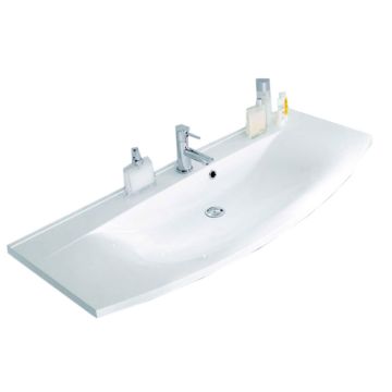 Puris Speed Möbelwaschtisch - 100 cm, Mineralguss weiß