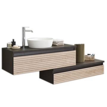 Puris Vialli Waschtisch mit Unterschrank Set 4 - 150 cm