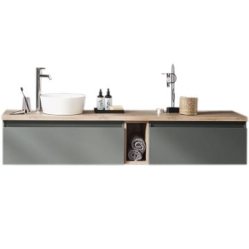 Puris Vialli Waschtisch mit Unterschrank Set 6 - 200,8 cm