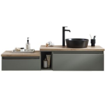 Puris Vialli Waschtisch mit Unterschrank Set 8 - 161,2 cm