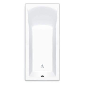 Repabad Arosa Ergo Rechteck-Badewanne 170 - Acryl, in Weiß