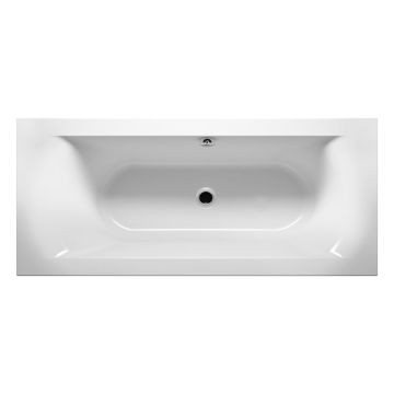 Riho Badewannen Rechteck-Lima - Acryl - 160 x 70 cm, 95 Liter, Weiß