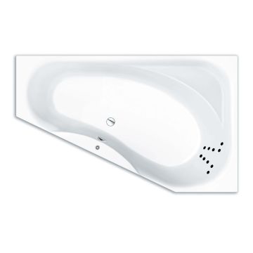 Repabad Tika 175 x 110_50 cm links, mit Rückentherapie