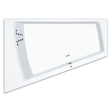 Repabad Genf Duo 180 x 130_65 cm rechts, mit Rückentherapie