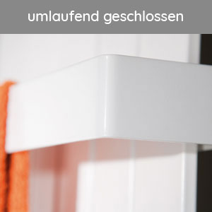 Handtuchhalter: 510 mm breit, weiß