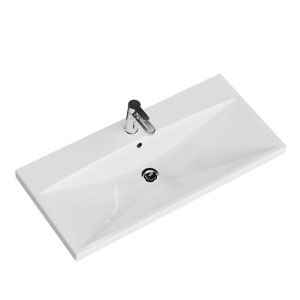 Waschtisch-Farbe: Weiß Glanz