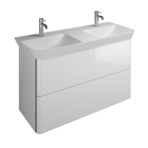 Ausführung Waschtisch mit Unterschrank: ohne LED-Griffleistenbeleuchtung