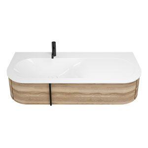 Ausführung Waschtisch mit Unterschrank: Beckenmulde links