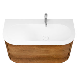 Ausführung Waschtisch mit Unterschrank: Beckenmulde rechts