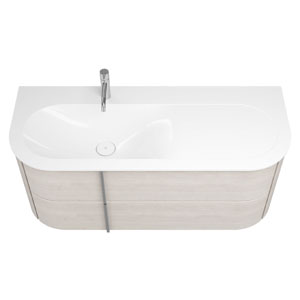 Ausführung Waschtisch mit Unterschrank: Beckenmulde links