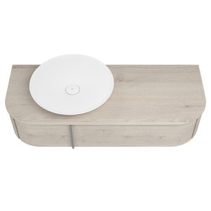 Ausführung Waschtisch mit Unterschrank: Becken links