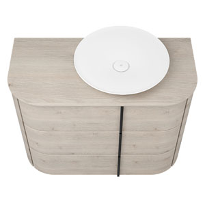 Ausführung Waschtisch mit Unterschrank: Becken rechts