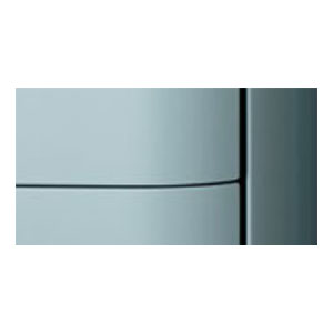 Griffvariante: Grifflos - vertikale Zierleiste Schwarz