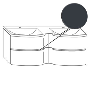 Griffvariante: Griffmulde in Anthrazit