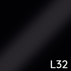 Front- und Korpusfarbe: Schwarz Hochglanz