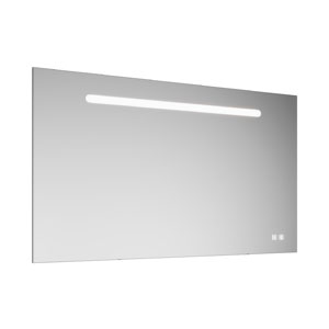 Ausführung Flächenspiegel: 120 cm - LED-Beleuchtung, 12 W, 5700 K, inkl. Spiegelheizung