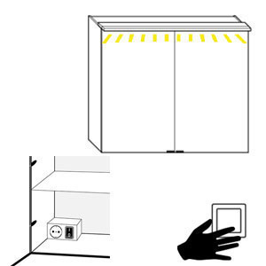 Schalter für Beleuchtung: Schalter und Raumschaltung