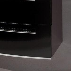 Dekorplatte: Dekorplatte rund mit Chromkante - 1394 mm