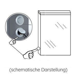 Position Schalter-Steckdosen-Element: Links außen