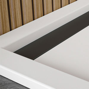 Farbe Rinnenabdeckung: schwarz-matt