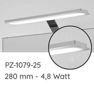 Aufsatzleuchte: LED-Aufsatzleuchte 4,8 Watt, 28 cm Breite