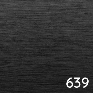 Frontfarbe: Eiche Schwarz - melaminharzbeschichtete Front