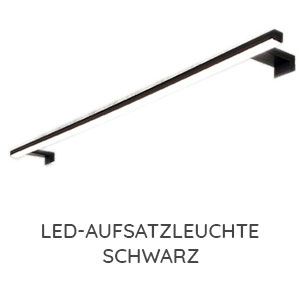 Aufsatzleuchte: Schwarz
