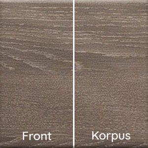 Front- und Korpusfarbe Waschtischunterschrank: Eiche Maron