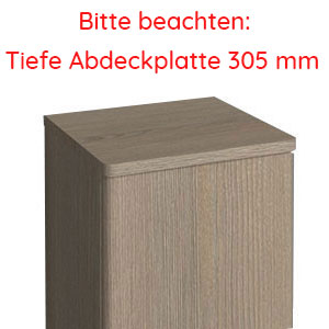 Abdeckplatte: Abdeckplatte 602 mm - Stärke 16 mm