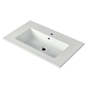 Waschtisch-Typ: MAX 810, Mineral Composite, mit Überlauf