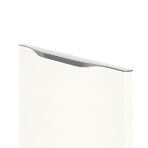 Griffvariante: Nr. 350 - Griffleiste Edelstahlfarbig