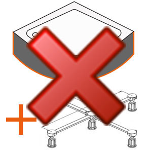 Schürze und Fußgestell: ohne