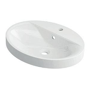 Waschtisch-Typ: OVAX 550C, Mineral Composite, inkl. Überlauf