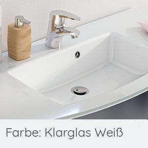 Waschtisch-Typ / -Farbe: Glaswaschtisch 141 cm
