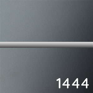 Frontfarbe: Stahlgrau Metallic - chromfarbene Einlage