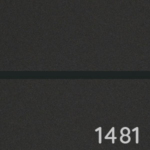 Frontfarbe: Schwarz Matt - schwarze Einlage