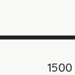 Frontfarbe: Weiß Matt - schwarze Einlage