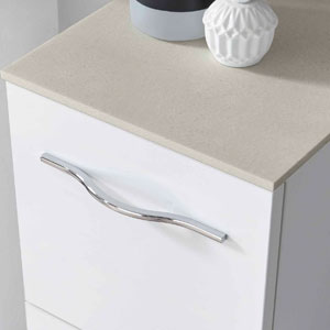 Abdeckplatte: Krion - Sand Natur