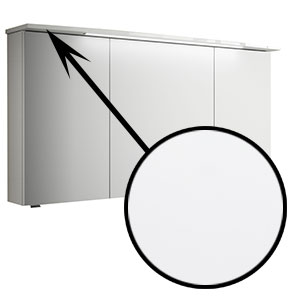 Spiegelschrank-Beleuchtung: TwinLED, 6,7 Watt, 82 cm - Weiß Glanz