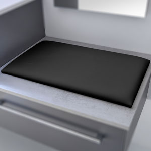 Farbe Sitzkissen: Schwarz