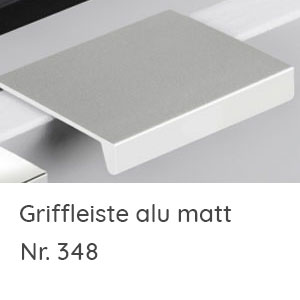 Griffvariante: Griffleiste alu matt