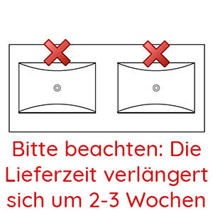 Hahnloch: ohne Hahnlöcher