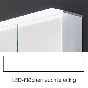 Aufsatzleuchte: eckig, 11,63 Watt, 80 cm Breite