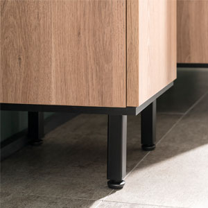 Fuß-Set: Dekorboden und Zierfüße schwarz