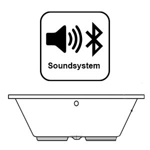 Soundsystem: mit Bluetooth Receiver inkl. 4 Lautsprecher
