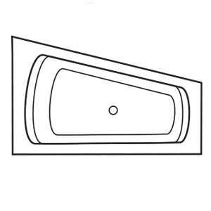 Ausführung Badewanne: Links