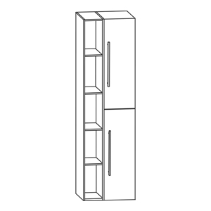 Türanschlag: Rechts - Regal Links