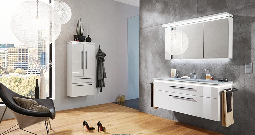 Puris Cool Line Badm&ouml;bel Wei&szlig;